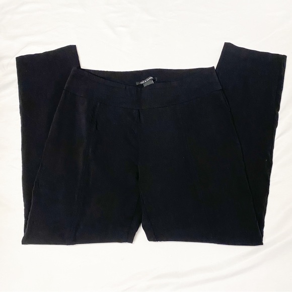 Zac & Rachel Black Tapered Trousers - Picture 6 of 8